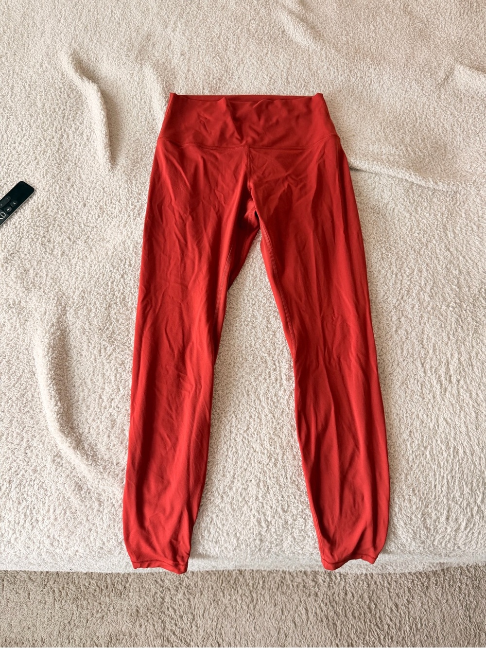 lululemon athletica Orange High-Waist Leggings
